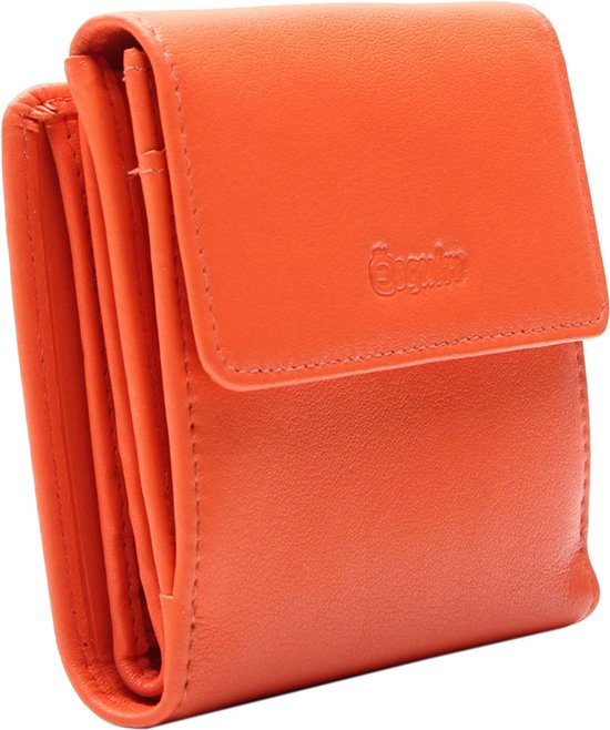 Esquire Cuir Porte-monnaie Viktoria Little Wallet Flame Orange