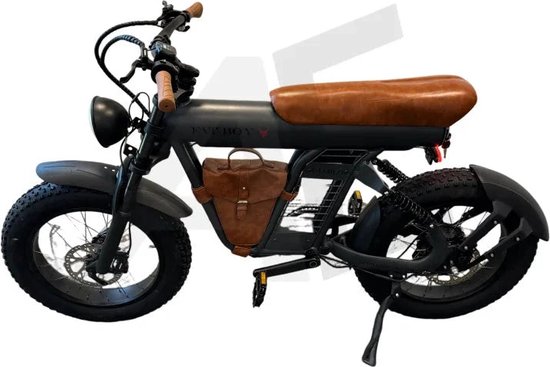 Diablo Fat Boy - Elektrische Fatbike - 20 inch - 250W motor - Actieradius tot 70 km - 7 versnellingen - Hydraulische schijfremmen - 749Wh accu - Grijs — afbeelding 5