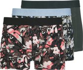 JACK&JONES ADDITIONALS JACJONAH FLOWER TRUNKS 3 PACK SN Caleçons Homme - Taille M