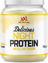 XXL Nutrition - Delicious Night Protein - Banaan - Caseïne Eiwitpoeder - 700 g