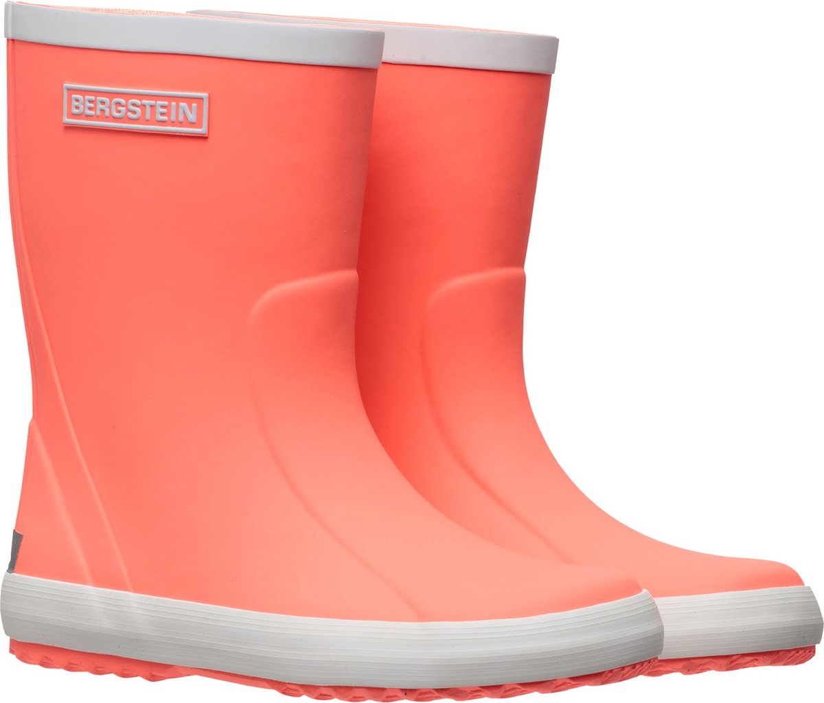 Bergstein Classic Limited Edition Unisex Junior Regenlaarzen - Neon Orange