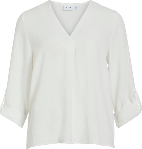 VILA - VIJOSA 3/4 V-NECK TOP - NOOS - Dames - Blouses