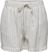 ONLY - ONLCARO MW LINEN B PULL-UP SHORTS CC PNT - Dames - Bermuda shorts