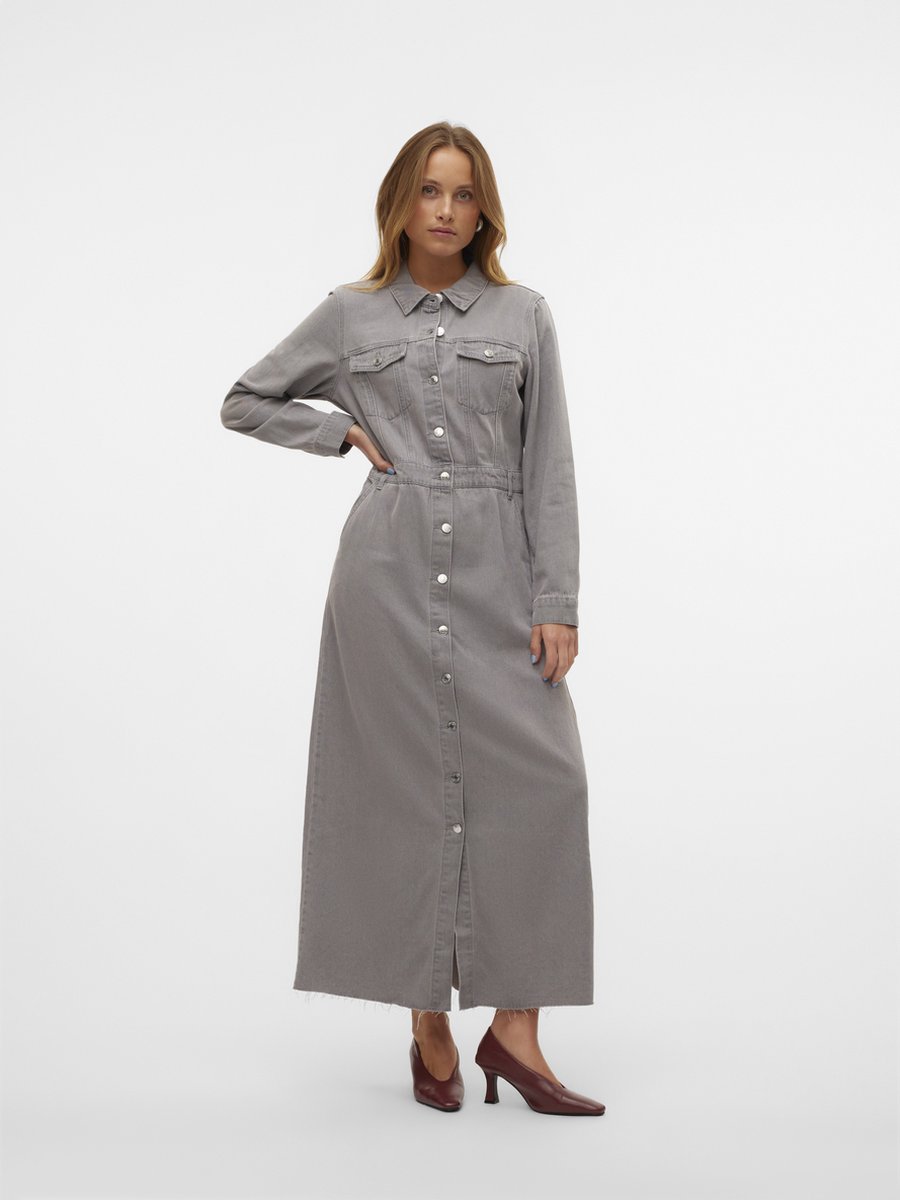 Vero Moda Denim jurk VMMOLLY Lange jurk