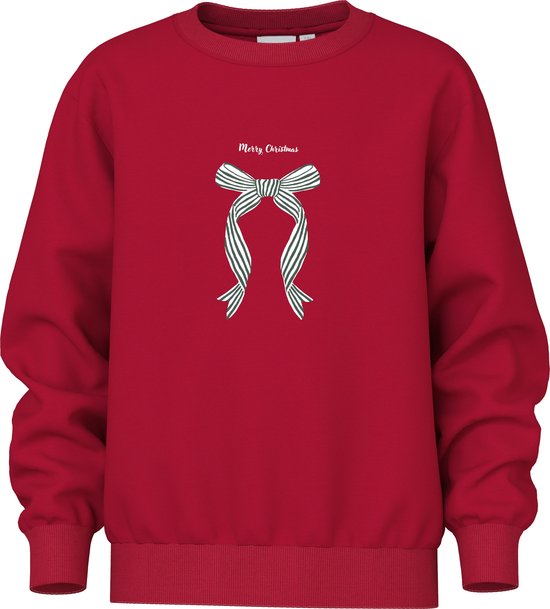NAME IT - NKFVISMAS LS NREG SWEAT BRU - Meisjes - Sweaters