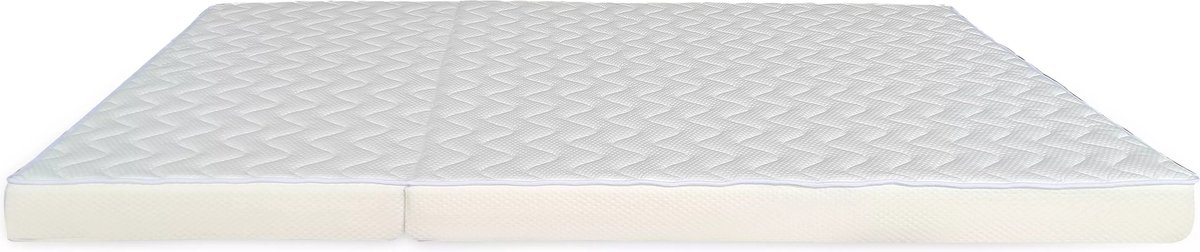 Vente-unique Schuimmatras 140x 190cm BZ dikte 10cm - FERIA van YSMÉE L 190 cm x H 10 cm x D 140 cm Wit