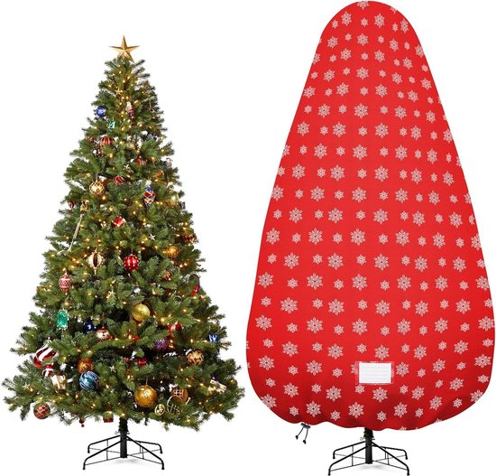 Rechtopstaande opbergtas voor kerstboom, waterdichte