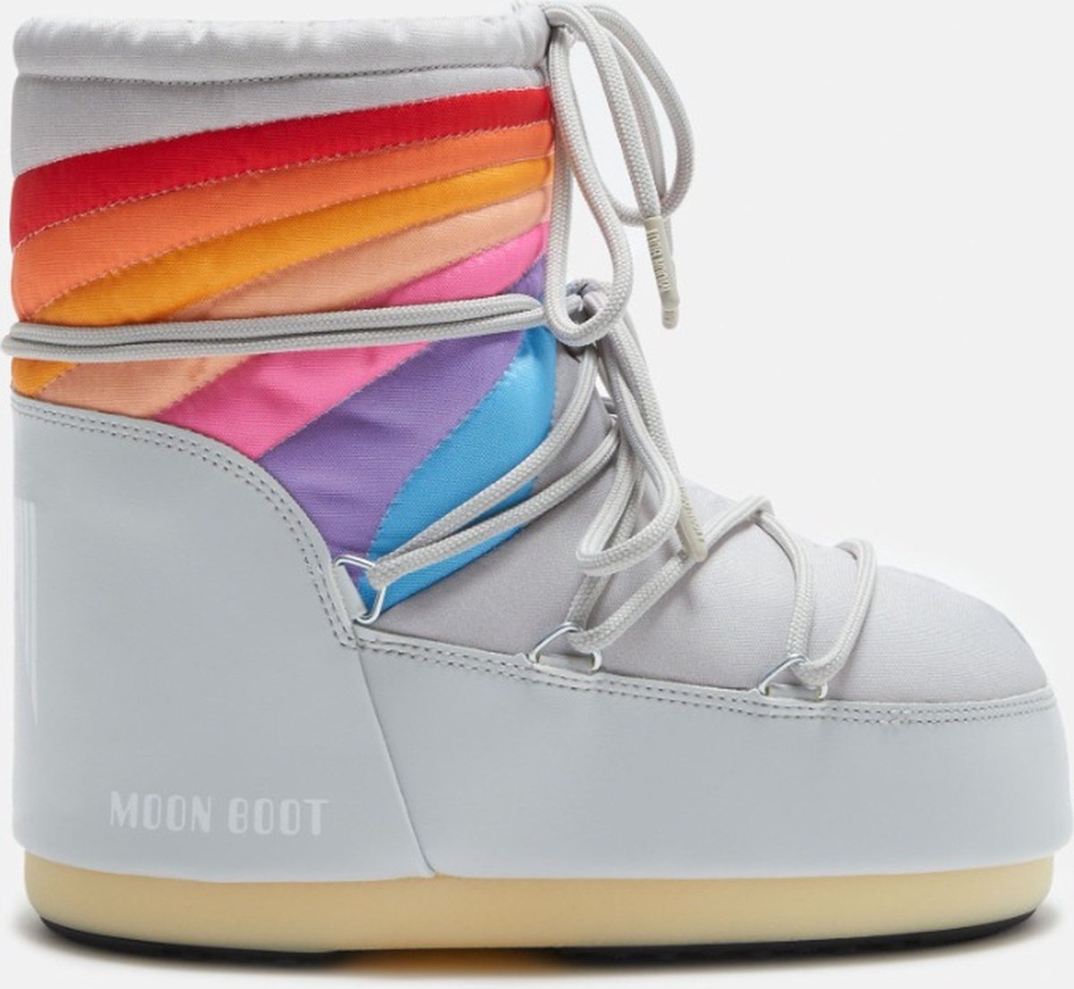 Moon Boot LAAG REGENBOOG Thermoboots Snowboots Sneeuwlaarzen Regenboog 33-35 (8050032020592)