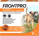 Frontpro Anti vlooien kauwtablet - Hond M 4-10 kg - 3 tabletten