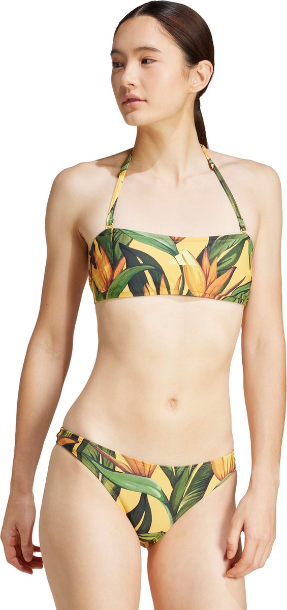 adidas Sportswear adidas x FARM Neckholder Bikini Set Dames Geel