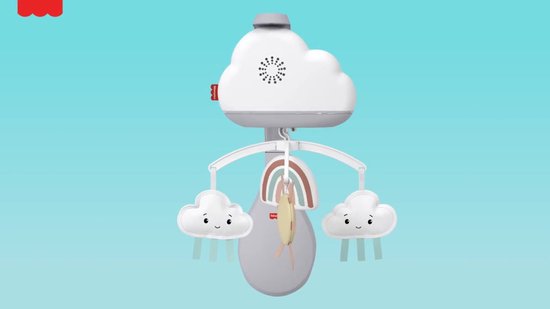 Fisher-Price Regenboog Muziekmobiel voor Wieg of Babybedje
