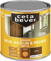Cetabever - Binnenbeits Deur, Kozijn & Meubel Transparant Zijdeglans - Noten - 250 ML