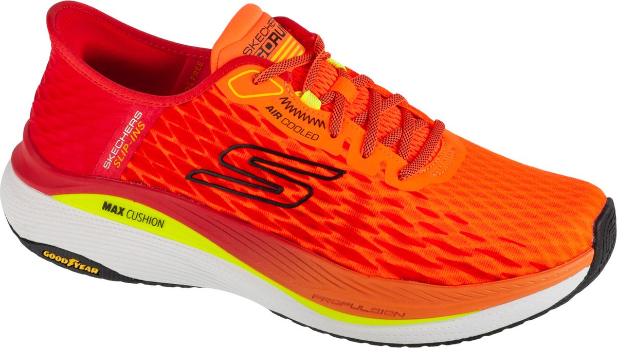 Skechers Slip-Ins: Max Cushioning Propulsion - Vitality 220510-ORMT, Mannen, Oranje, Hardloopschoenen, maat: 43