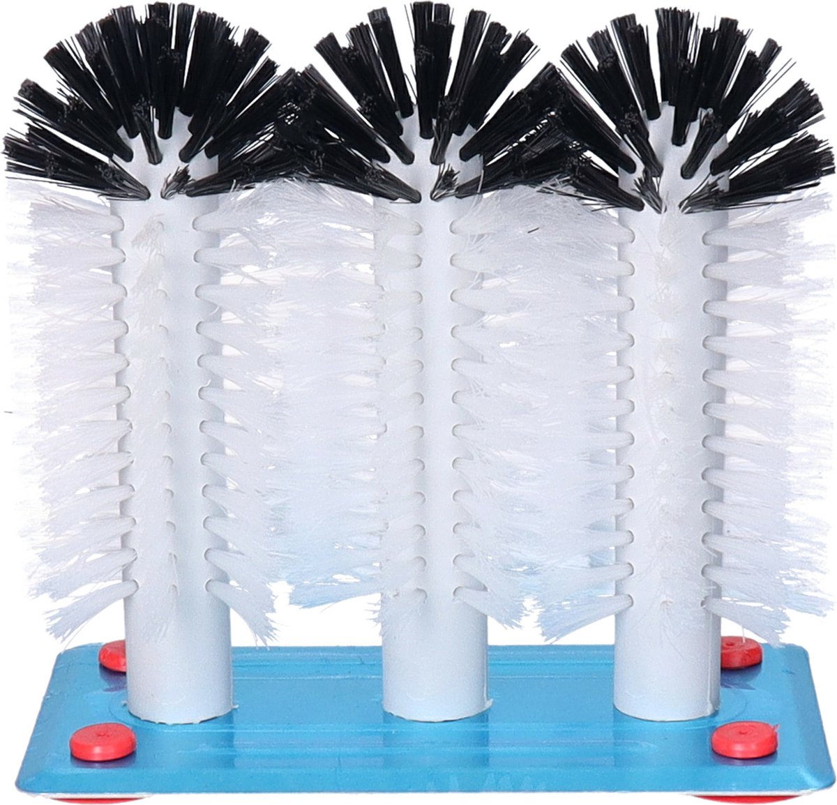 Goedkoopste Buemag Spoelborstels - 3 borstels - bierglazen - 19 x 18 x 10 cm - blauw - glazenwasborstel