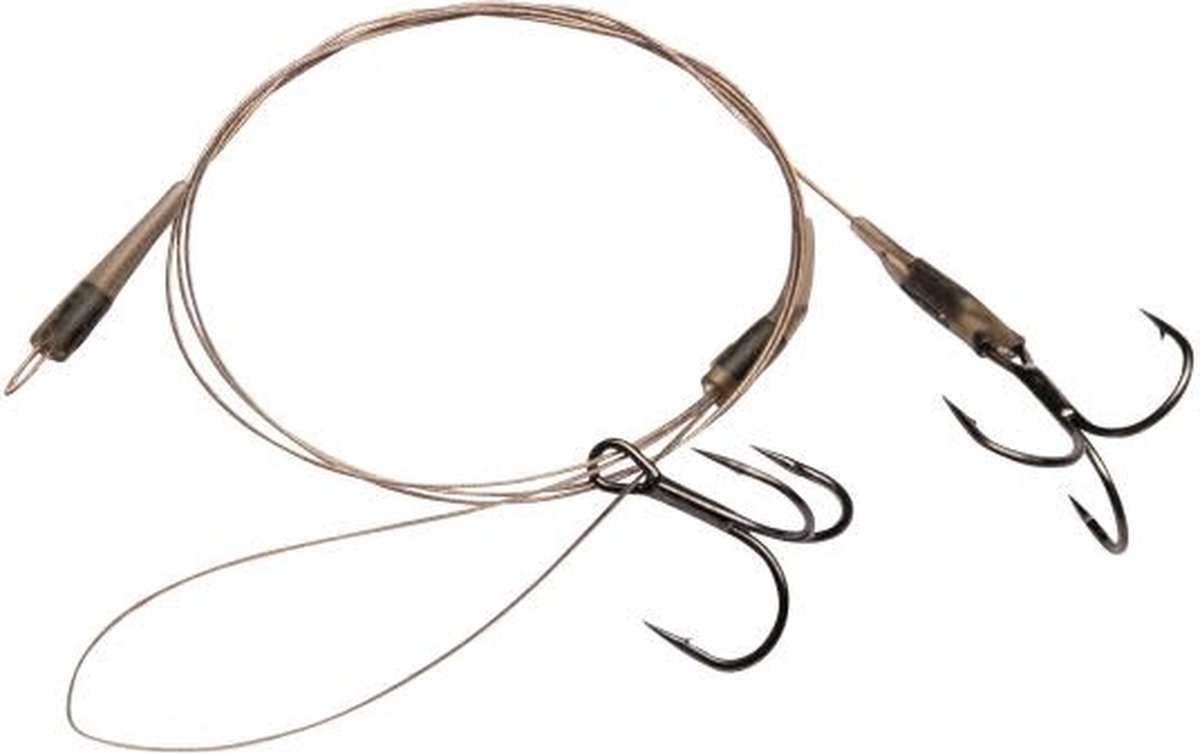Zebco DB Series Long Cast Leader 14 kilo - Maat : Size 4