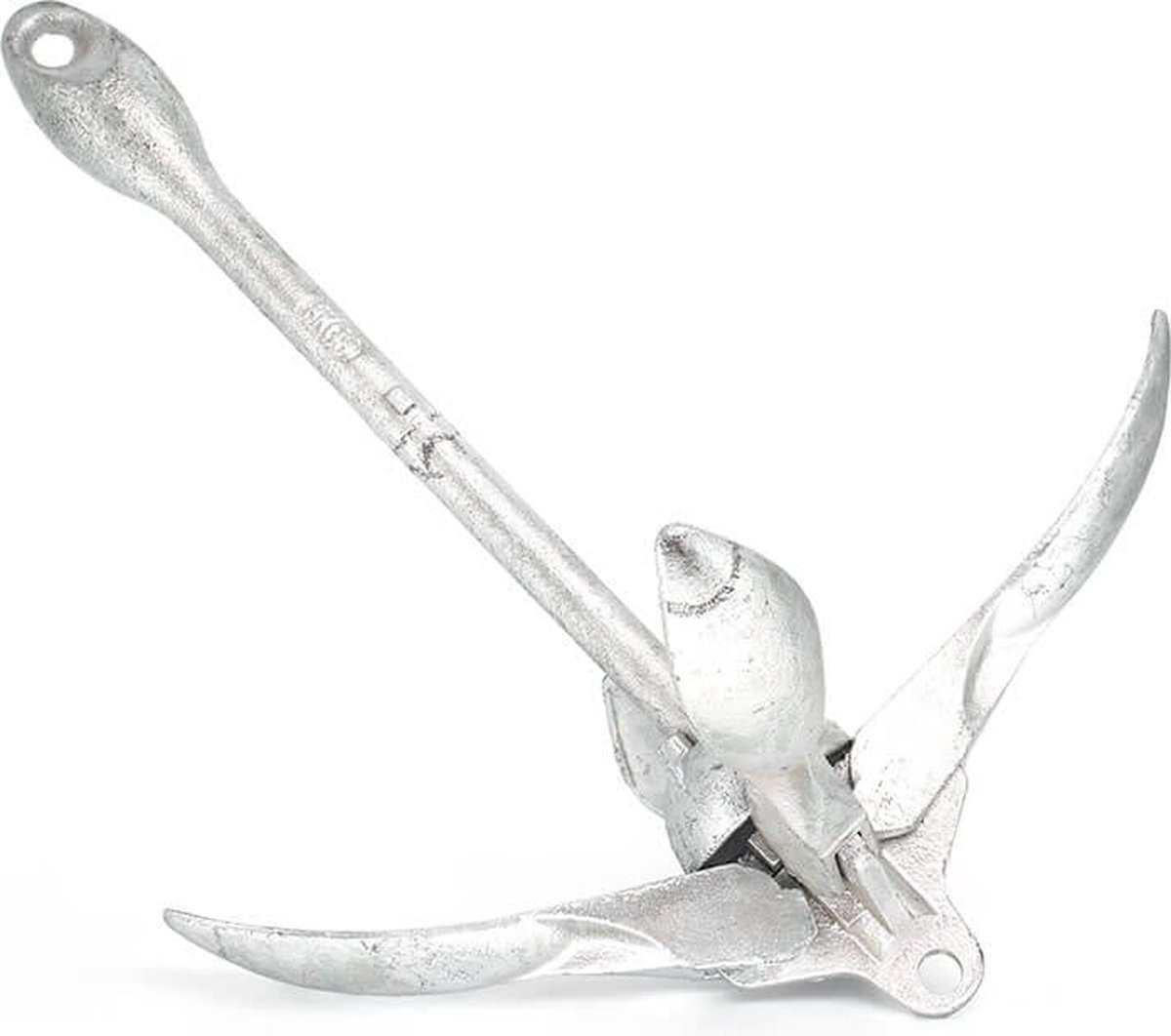 Raptor Klap Anker 8 KG - Opvouwbaar Bootanker - Staal - Grijs
