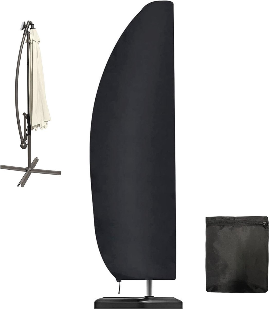 Waterdichte Parasolhoezen voor Buitenparaplu's - 280 cm, Zwart