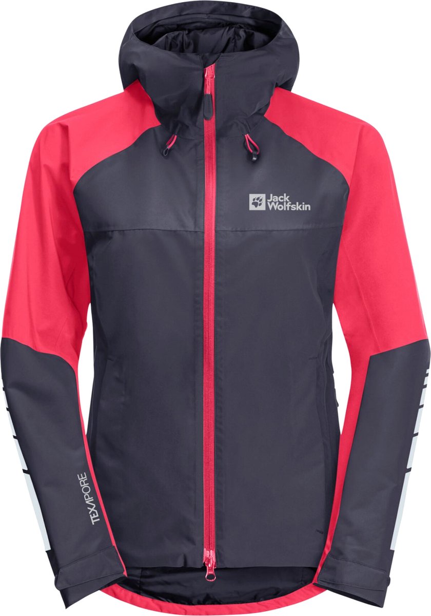 Jack Wolfskin Morrobia 2l Jkt W 1115551-1388 Vrouwen Jasje Zwart