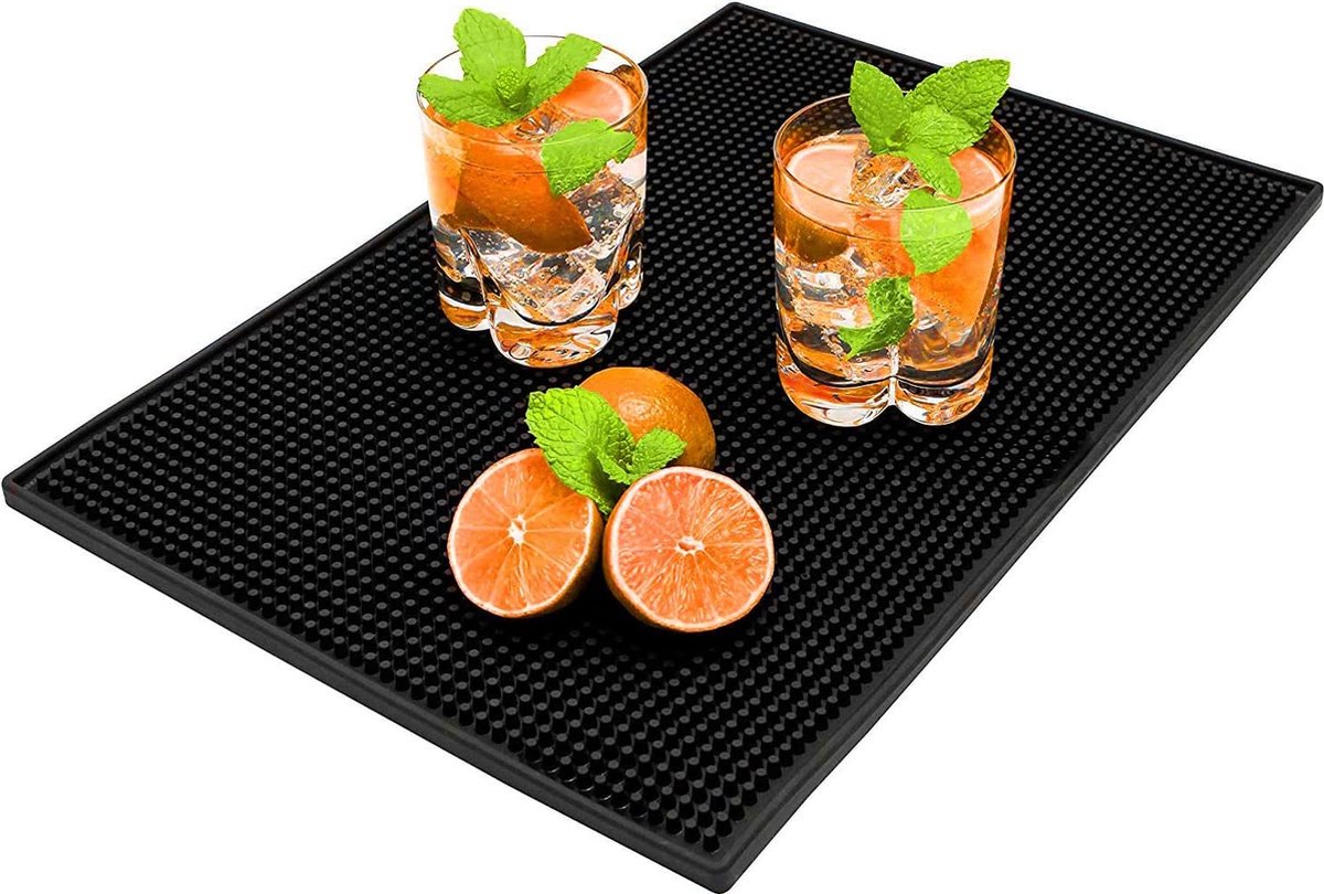 Goedkoopste JGS ® Stijlvolle en Praktische Antislip Barmat voor Bar, Keuken en Café