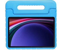 Cazy tablet Hoes Kinderen geschikt voor Samsung Galaxy Tab S10 Plus / Tab S9 FE Plus / Tab S9 Plus - Kinderhoes Tablet Classic - Blauw
