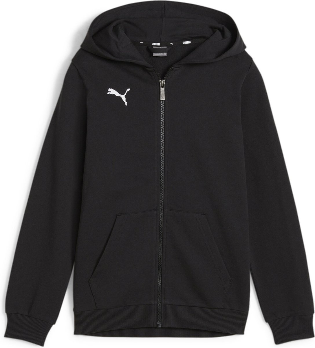 PUMA kinderteamGOAL Casuals jack met capuchon Jr jack met capuchon 658596 03 Zwart