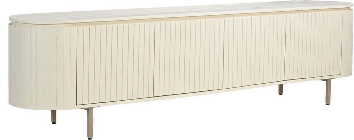 Livingfurn - Tv-meubel Patou - Ivoor - 210 cm