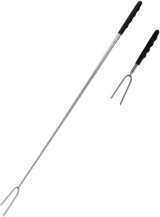YRHome Drehspieß Grillspieß Set 107cm inkl. 4X Fleischnadeln und Edelstahl Motor 220V - 240V Elektrischer Drehspiess für BBQ Rotisserie Grillspiess Drehspiess Gasgrill