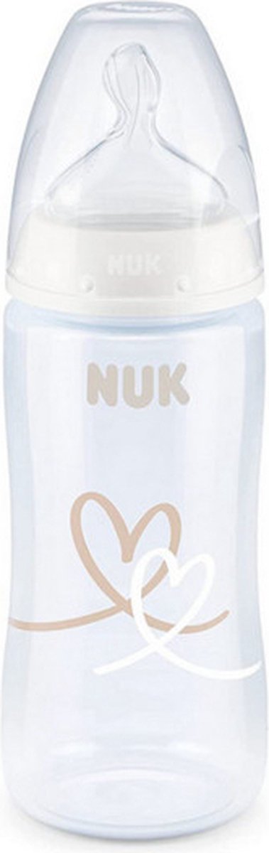 Goedkoopste NUK | First Choice | harten | babyfles| 0-6 maanden | speen M | 300 ml | 0-6 maanden