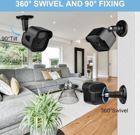 360° draaibare, verstelbare, weerbestendige wandmontagebehuizing voor Blink Camera binnen en buiten. van Koroao — afbeelding 2