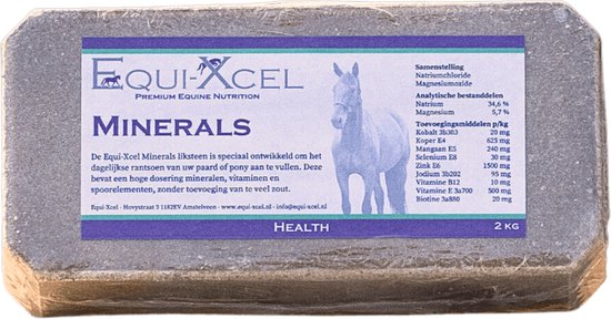Equi-Xcel Minerals Liksteen - 2 kg Equi-Xcel Minerals Liksteen - 2 kg