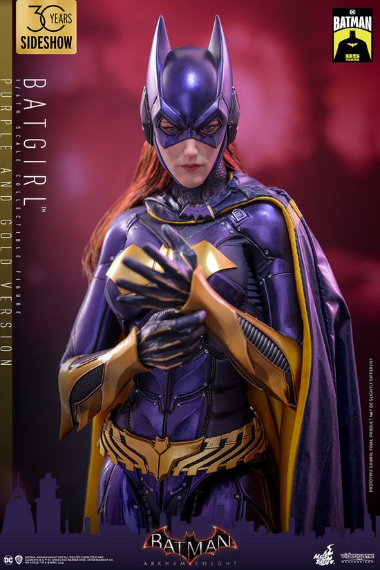 Hot Toys Batman Arkham Knight Videogame Masterpiece Action Figure 1/6 Batgirl (Purple and Gold Version) Exclusive 30 cm Action Figuur: 30 cm