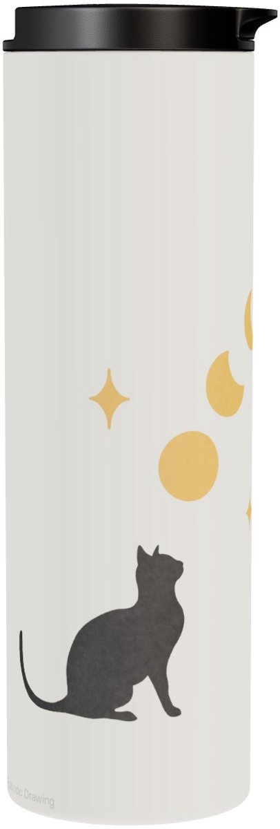 Cat And Moon 1 - Thermosbeker 500