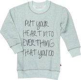 Minymo - meisjes shirt - Dusty Aqua - groen - Maat 128