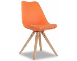 Stoel - - Comfortabel en stijlvol - Oranje