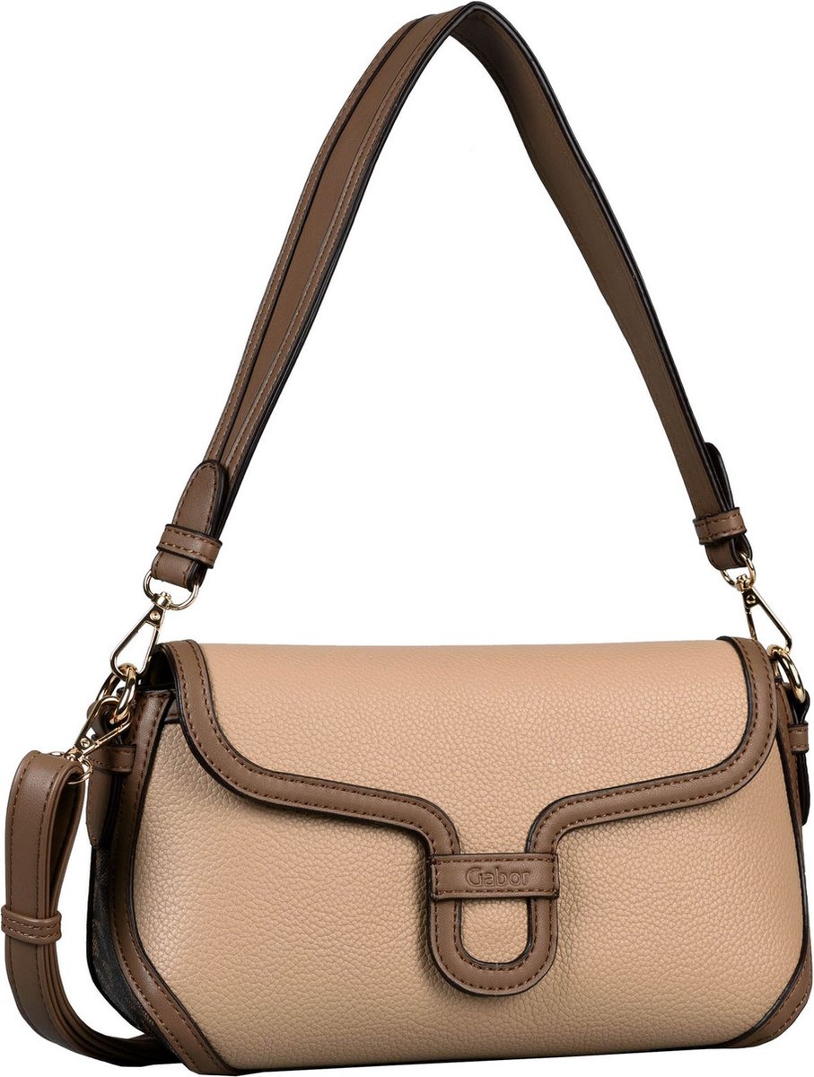 Gabor Schoudertas Baria Flap Bag Mixed Beige