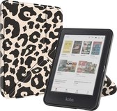 imoshion E-reader Hoesje - Geschikt voor Kobo Clara BW, Kobo Clara Colour - Design Origami Bookcase - Leopard