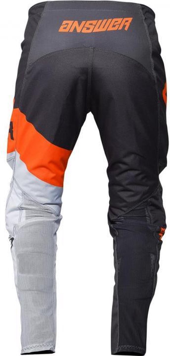 Pantalon pour moto cross taille 40 Answer Syncron Voyd Charcoal noir et orange neuf