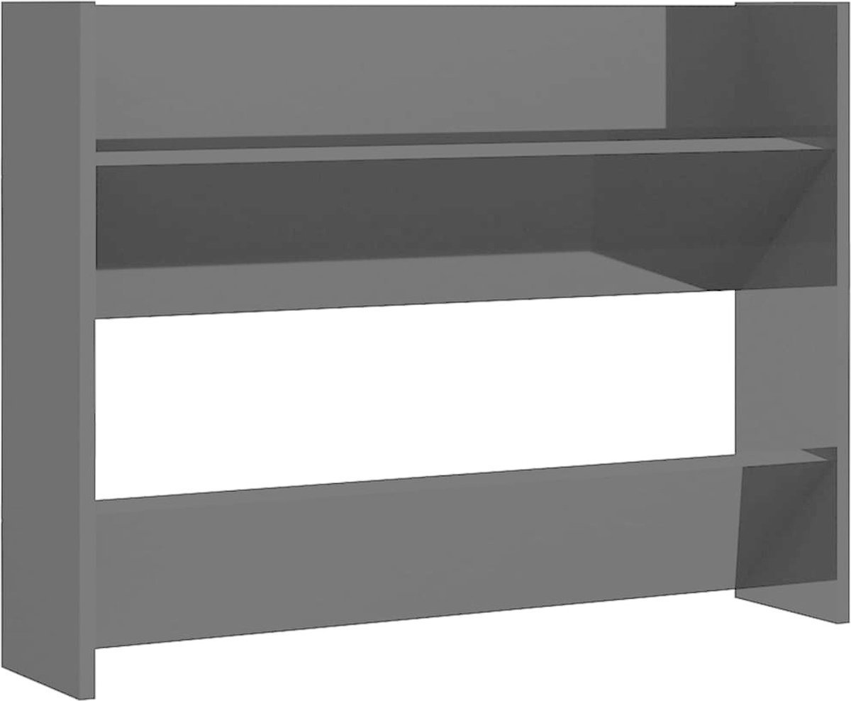 vidaXL Wandschoenenkast 70x35x38 cm bewerkt hout