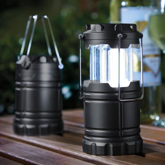 Compacte noodlamp set van 2 draagbare outdoorlampen - maximale helderheid led-lamp voor outdoor wandelen - fijne lantaarn met 30 leds voor noodgevallen werkt op batterijen
