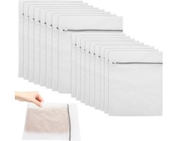 16 stuks wasnet - 2 maten waszak - duurzame waszak met netritssluiting - beha blouses - sokken ondergoed - babykleding reizen