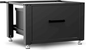 Bodo® - Wasmachine Verhoger - Kast - Ombouw met Lade - Zwart - 61x58x44-48cm