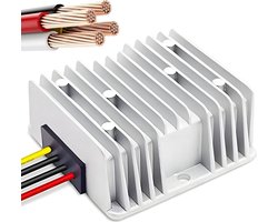 Spanningsomvormer DC 18V naar 12V - Waterdichte Voedingsmodule voor Auto's, Vrachtwagens en Buitentoepassingen