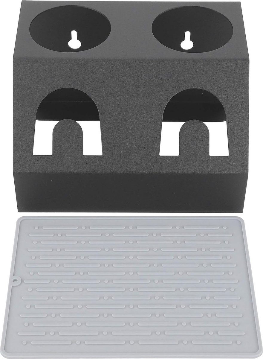 Goedkoopste Afdruiprek voor Flessen - Dubbel Gaten Droogrek voor Frisdrankflessen en Accessoires