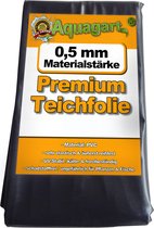 PVC vijverfolie 10m x 8m 0,5mm zwart voor tuinvijvers