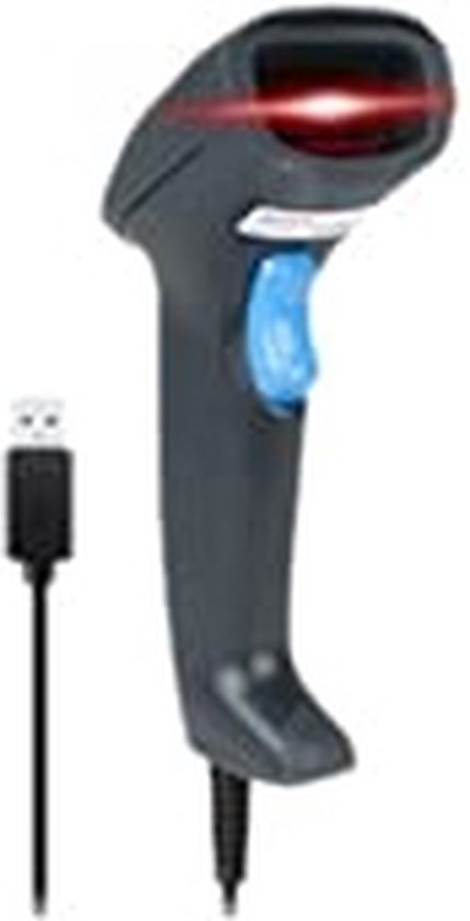 Hamlet HBCS1D10U barcode-lezer Draagbare streepjescodelezer 1D Laser Zwart