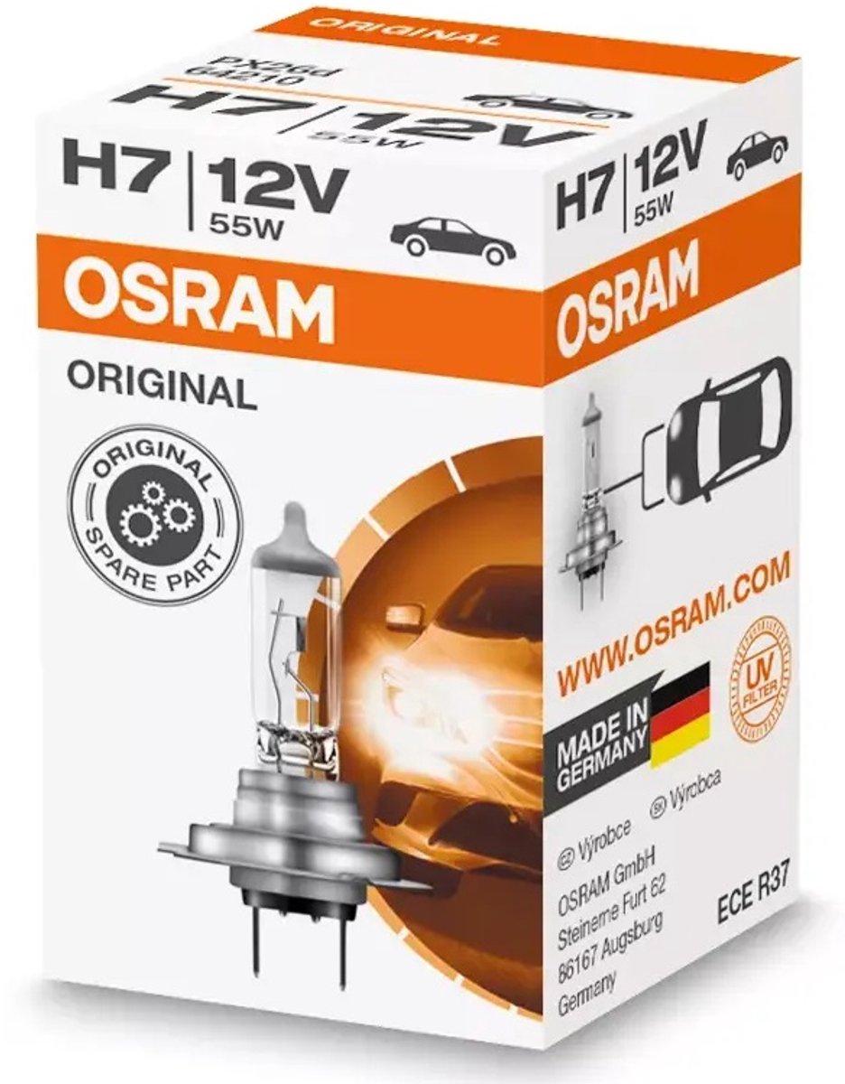 Osram Original Line halogeenlamp - H7 Autolamp - 12V – foto 6