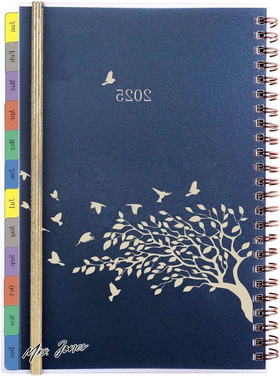Weekplanner 2026-2027, A5, navulbaar, verticale lay-out 7-20, met Weekplanner 2026-2027, A5, navulbaar, verticale lay-out 7-20, met