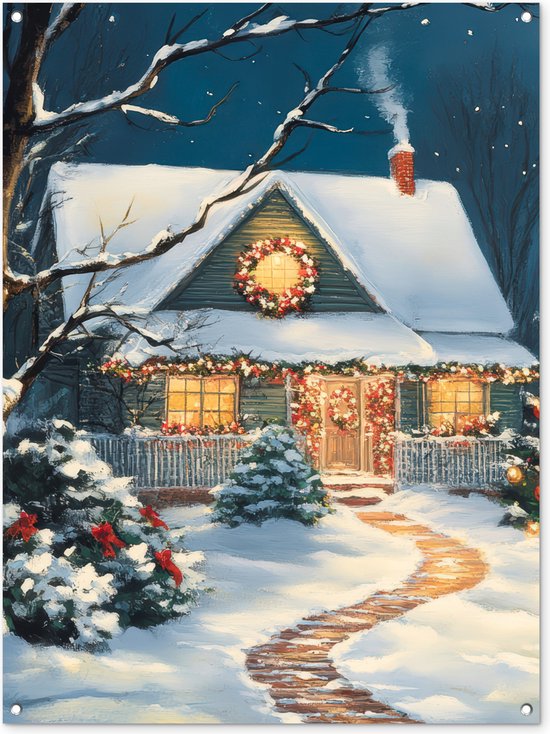 Gouden kerst decoratie kerstboom – 2 maten luxe kerstwoondecoratie
