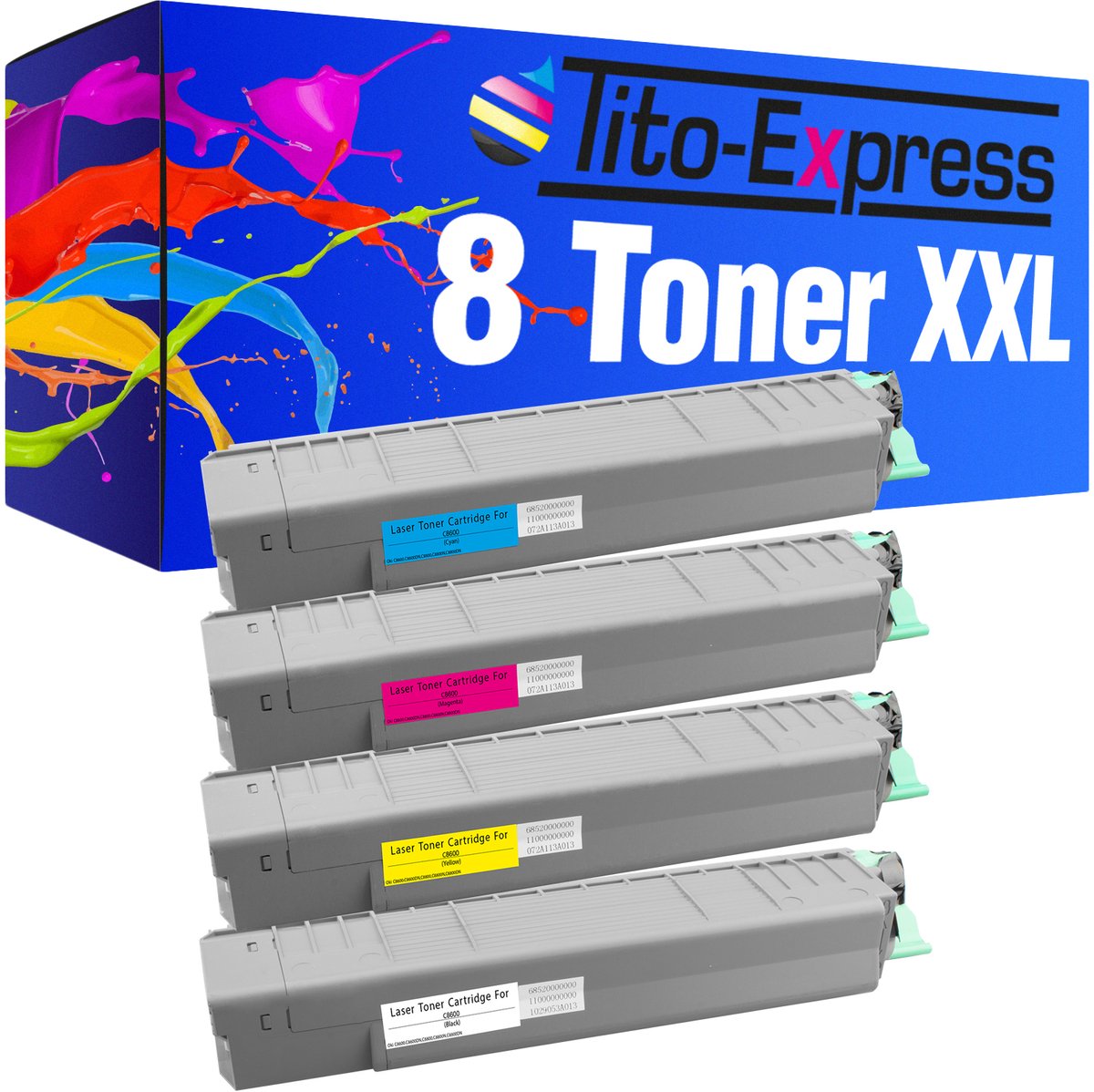 PlatinumSerie® 8 toner alternatief voor Oki C9600