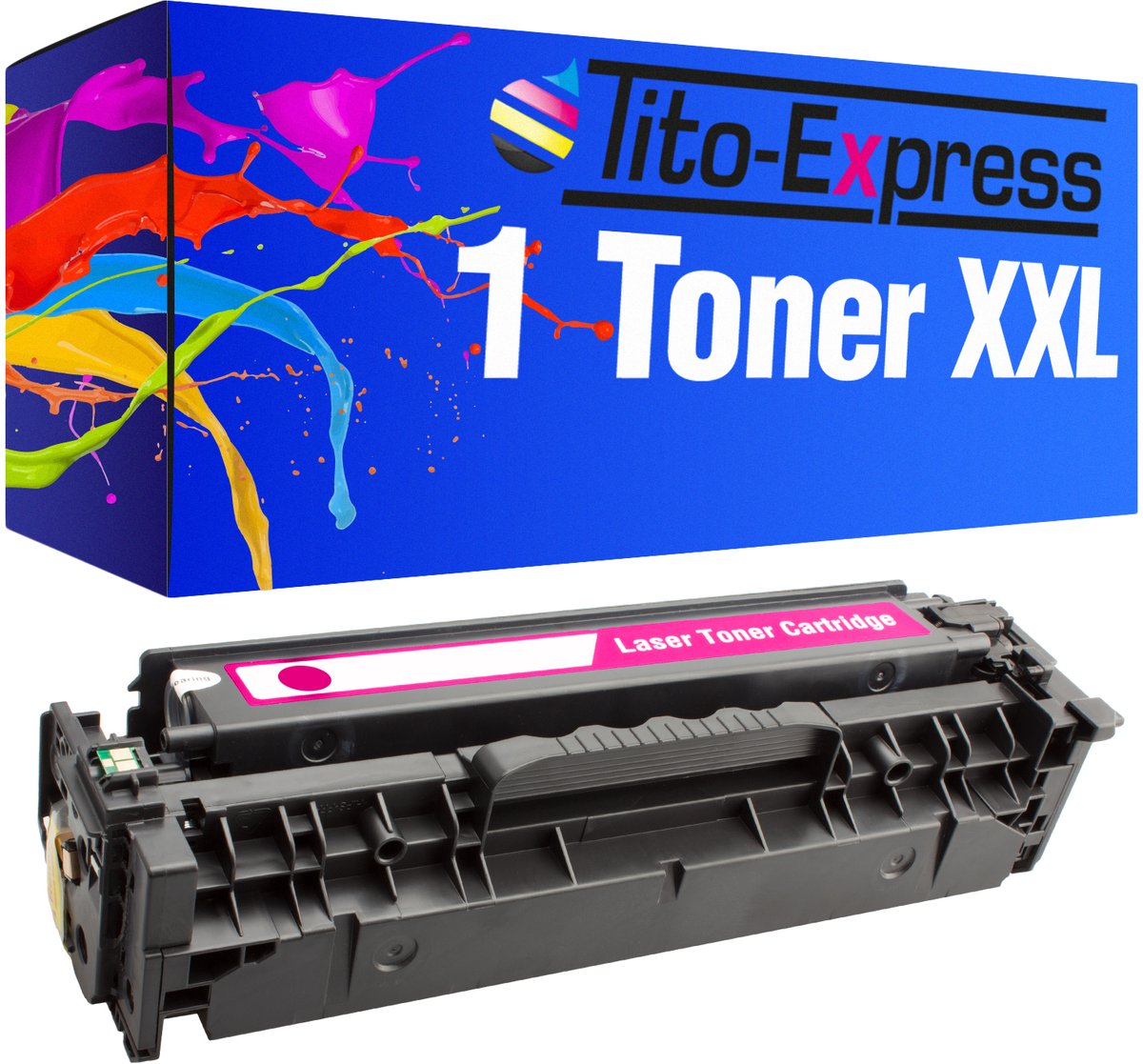 PlatinumSerie® 1 toner XL magenta alternatief voor HP CC533A